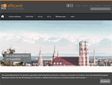 Tablet Screenshot of efficient.it